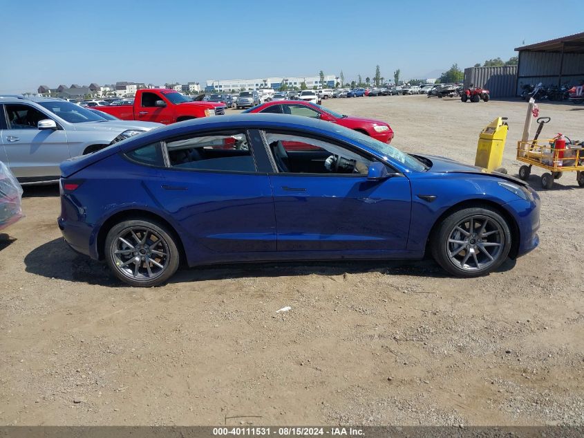 2022 Tesla Model 3 Long Range Dual Motor All-Wheel Drive VIN: 5YJ3E1EB8NF275512 Lot: 40111531