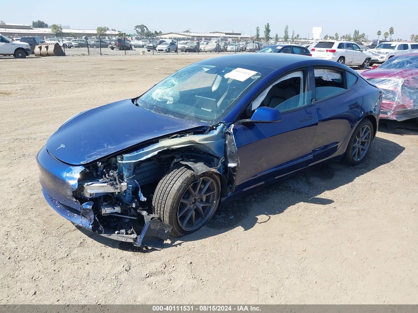 VIN 5YJ3E1EB8NF275512 2022 TESLA MODEL 3 LONG RANGE DUAL MOTOR ALL-WHEEL DRIVE