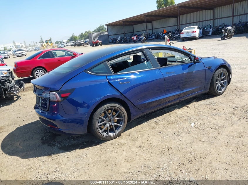 VIN 5YJ3E1EB8NF275512 2022 TESLA MODEL 3 LONG RANGE DUAL MOTOR ALL-WHEEL DRIVE
