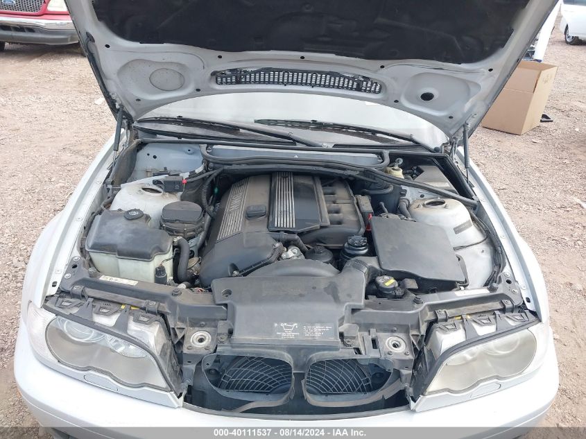 2002 BMW 330Ci VIN: WBABS53492JU93833 Lot: 40111537