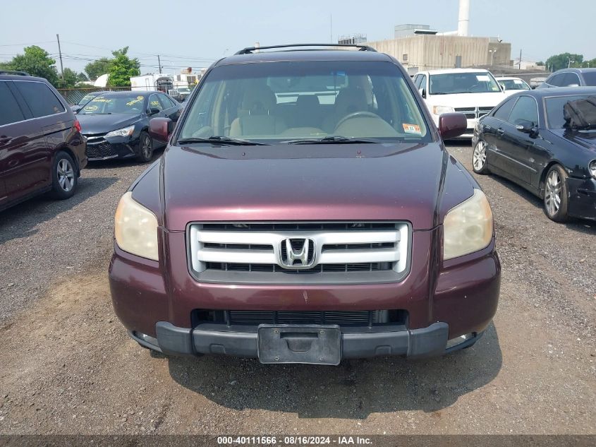 2007 Honda Pilot Ex VIN: 2HKYF184X7H538152 Lot: 40111566