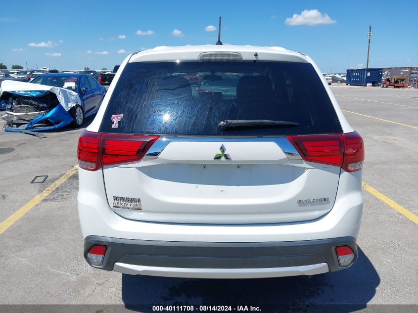 2016 Mitsubishi Outlander Es VIN: JA4AD2A37GZ012742 Lot: 40111708