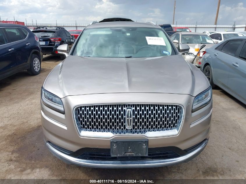 2021 Lincoln Nautilus Standard VIN: 2LMPJ6J92MBL11221 Lot: 40111716