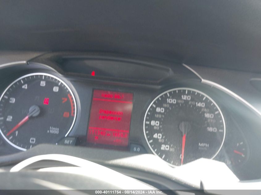 2011 Audi A4 2.0T Premium VIN: WAUBFAFL7BN012633 Lot: 40111754