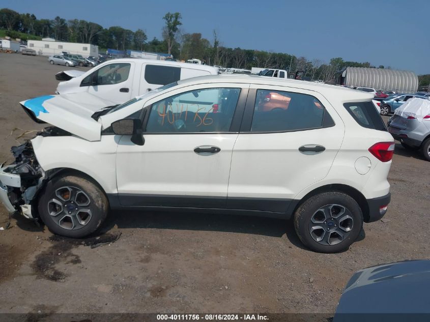 2021 Ford Ecosport S VIN: MAJ6S3FL6MC406785 Lot: 40111756