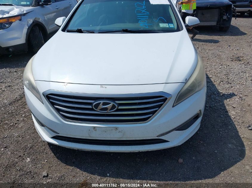 2015 Hyundai Sonata Se VIN: 5NPE24AF4FH163210 Lot: 40111762