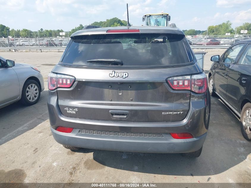 2018 Jeep Compass Sport 4X4 VIN: 3C4NJDAB5JT253104 Lot: 40111768