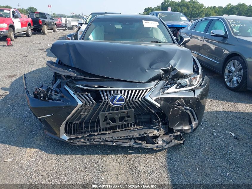 2019 Lexus Es 300H Luxury VIN: 58AB21B10KU002412 Lot: 40111793