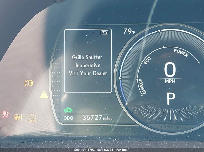 2019 Lexus Es 300H Luxury VIN: 58AB21B10KU002412 Lot: 40111793