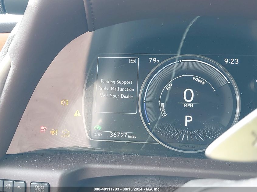 2019 Lexus Es 300H Luxury VIN: 58AB21B10KU002412 Lot: 40111793