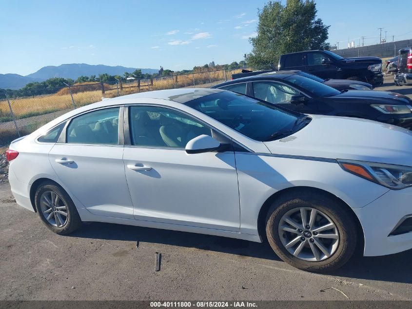 2016 Hyundai Sonata Se VIN: 5NPE24AF5GH267271 Lot: 40111800