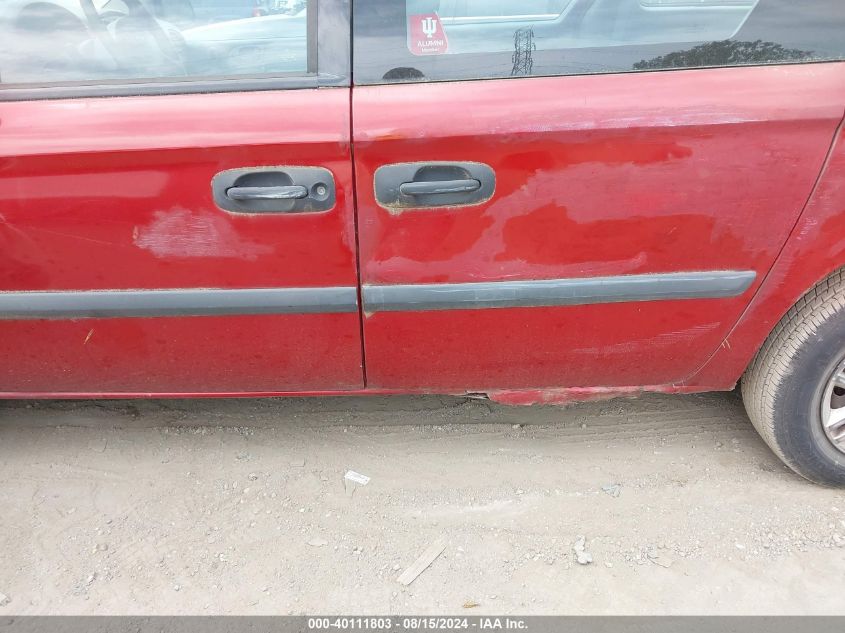 2006 Dodge Caravan Se VIN: 1D4GP25RX6B625762 Lot: 40111803