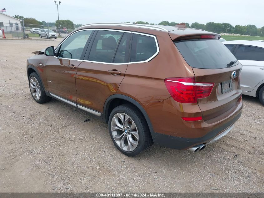 2017 BMW X3 XDRIVE28I - 5UXWX9C53H0T02071