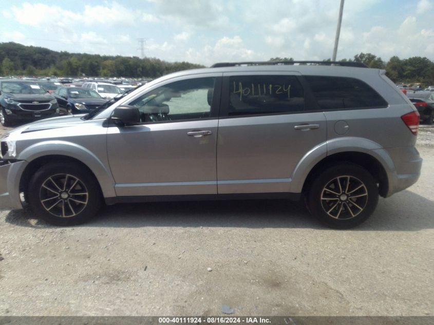 2017 Dodge Journey Se VIN: 3C4PDCAB1HT662236 Lot: 40111924