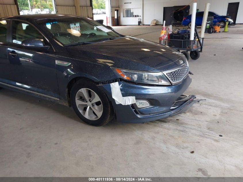 2015 Kia Optima Hybrid VIN: KNAGM4AD1F5089016 Lot: 40111936