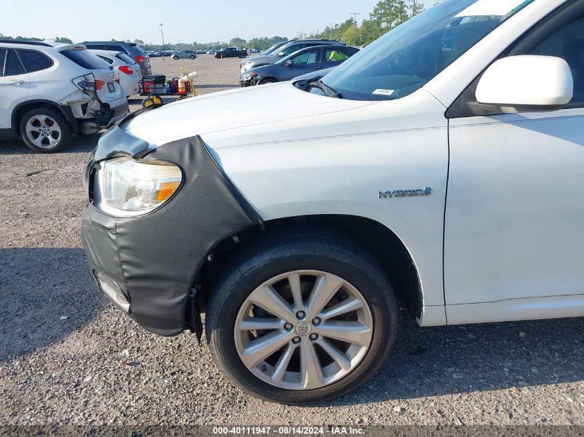 2008 Toyota Highlander Hybrid Limited VIN: JTEEW44A082015558 Lot: 40111947