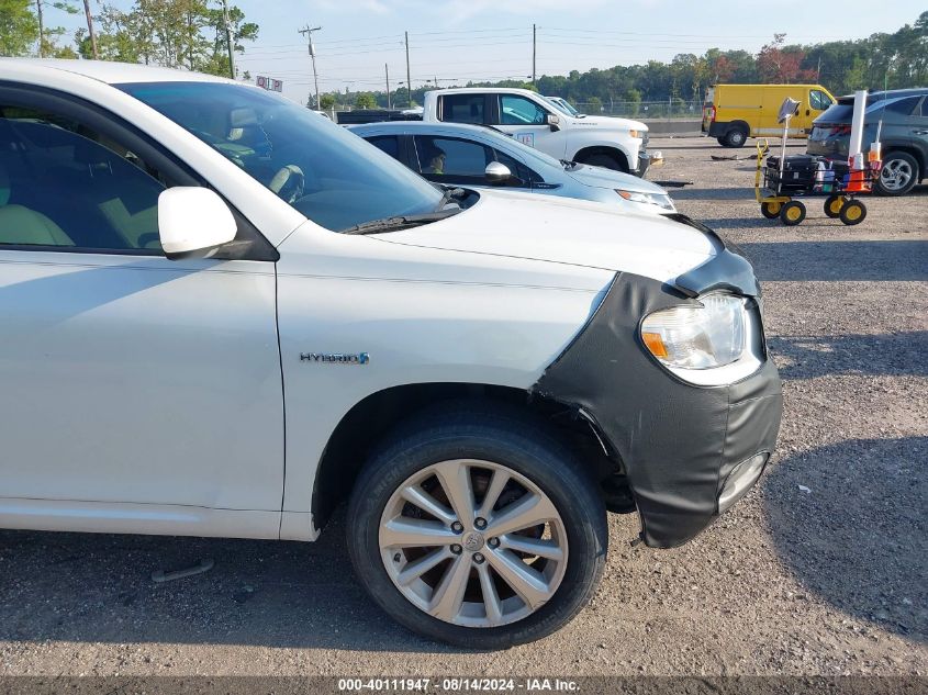 2008 Toyota Highlander Hybrid Limited VIN: JTEEW44A082015558 Lot: 40111947