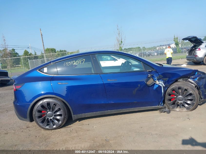 2020 Tesla Model Y Long Range Dual Motor All-Wheel Drive/Performance Dual Motor All-Wheel Drive VIN: 5YJYGDEF9LF034866 Lot: 40112047