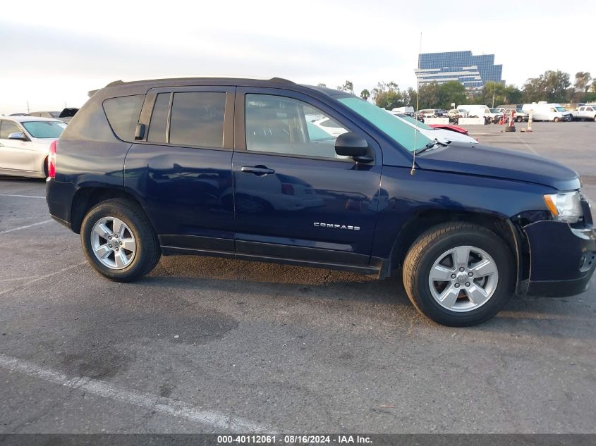 2013 Jeep Compass Sport VIN: 1C4NJCBA6DD237617 Lot: 40112061