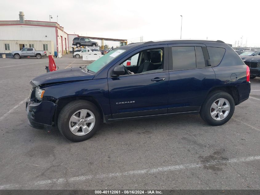 2013 Jeep Compass Sport VIN: 1C4NJCBA6DD237617 Lot: 40112061