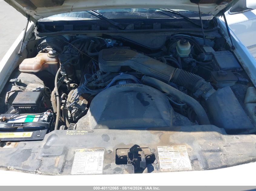 1993 Ford Crown Victoria Lx VIN: 2FALP74WXPX117277 Lot: 40112065