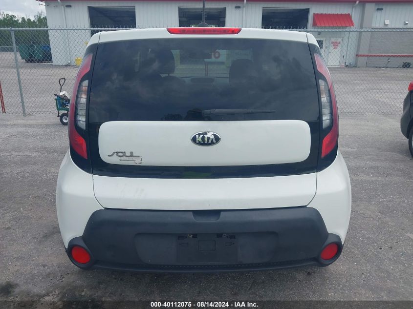 2014 Kia Soul + VIN: KNDJP3A57E7016402 Lot: 40112075