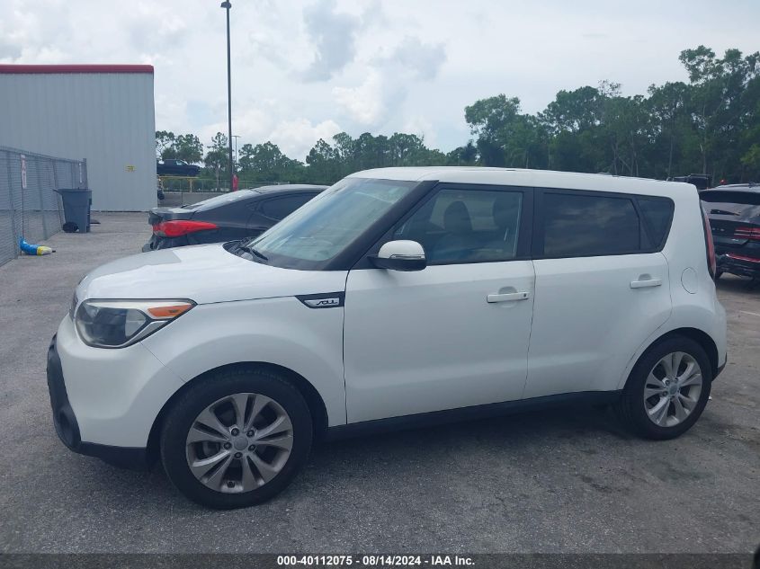 2014 Kia Soul + VIN: KNDJP3A57E7016402 Lot: 40112075