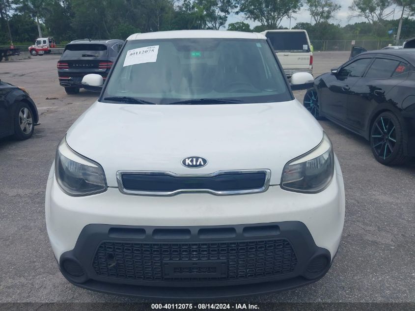 2014 Kia Soul + VIN: KNDJP3A57E7016402 Lot: 40112075