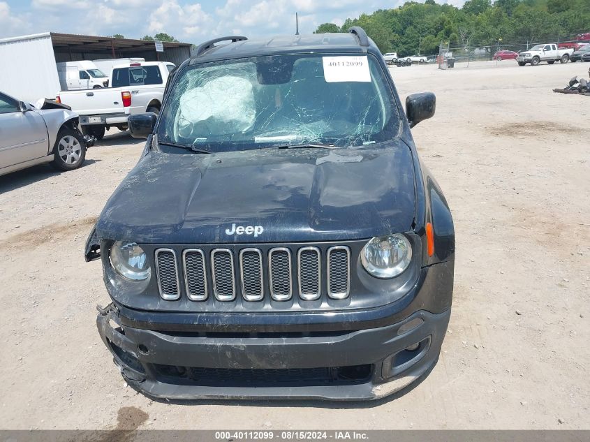 2018 Jeep Renegade Latitude Fwd VIN: ZACCJABB3JPJ43256 Lot: 40112099