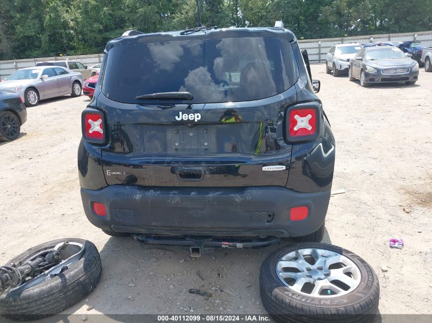 2018 Jeep Renegade Latitude Fwd VIN: ZACCJABB3JPJ43256 Lot: 40112099