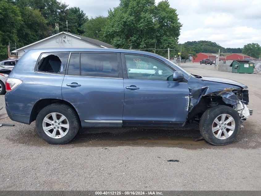 2011 Toyota Highlander VIN: 5TDZA3EH2BS014499 Lot: 40112125