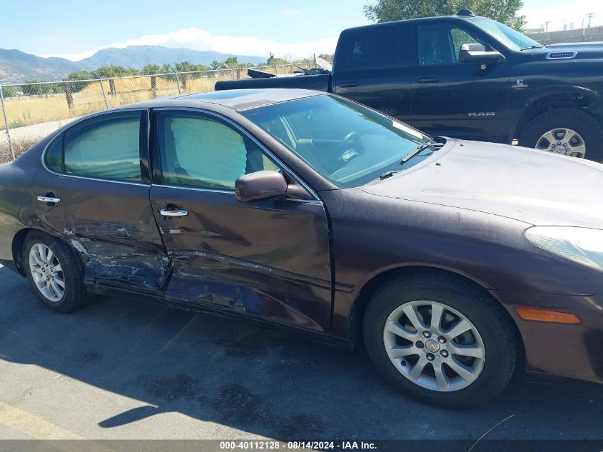 2002 Lexus Es 300 VIN: JTHBF30G120056701 Lot: 40112128