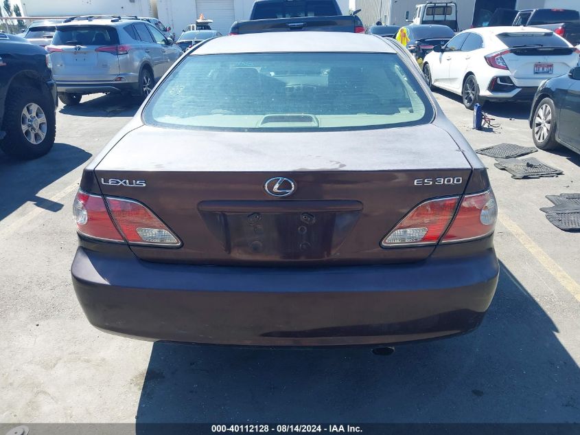 2002 Lexus Es 300 VIN: JTHBF30G120056701 Lot: 40112128