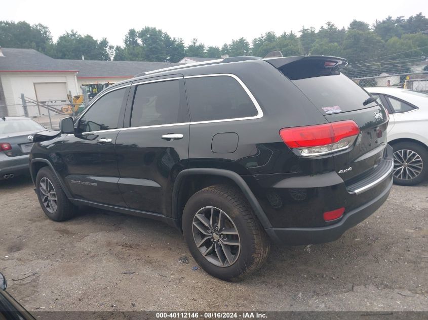 2017 Jeep Grand Cherokee Limited 4X4 VIN: 1C4RJFBG0HC807808 Lot: 40112146