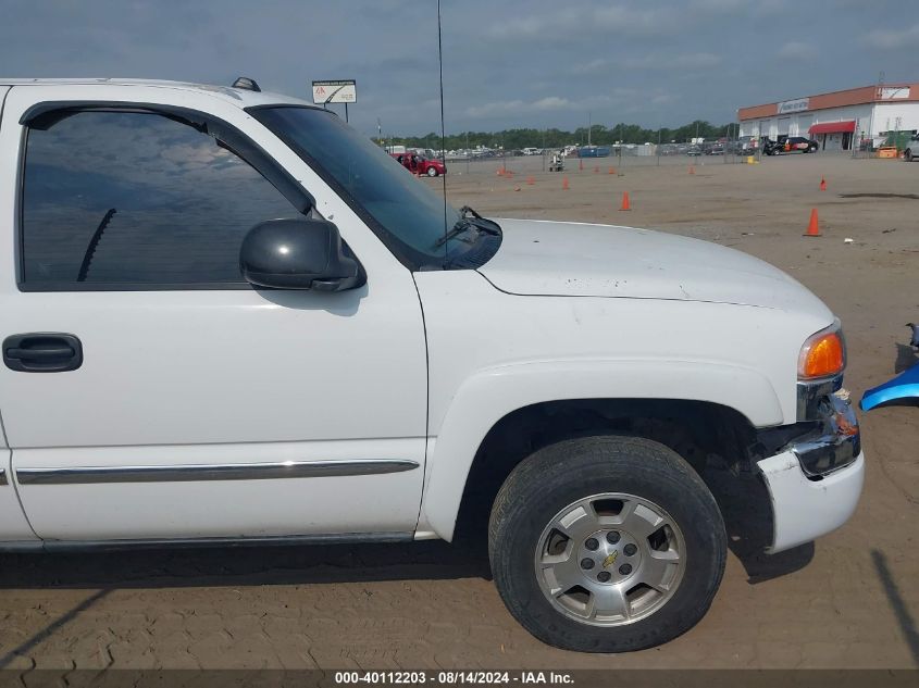 2005 GMC Sierra 1500 Sle VIN: 2GTEK13T251317883 Lot: 40112203