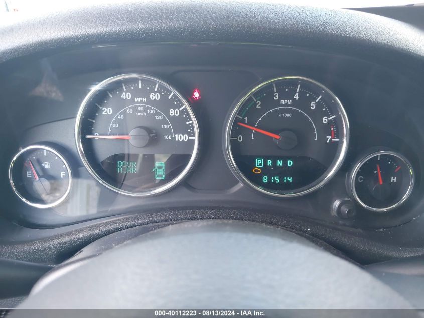 2013 Jeep Wrangler Unlimited Moab VIN: 1C4BJWEG8DL591682 Lot: 40112223