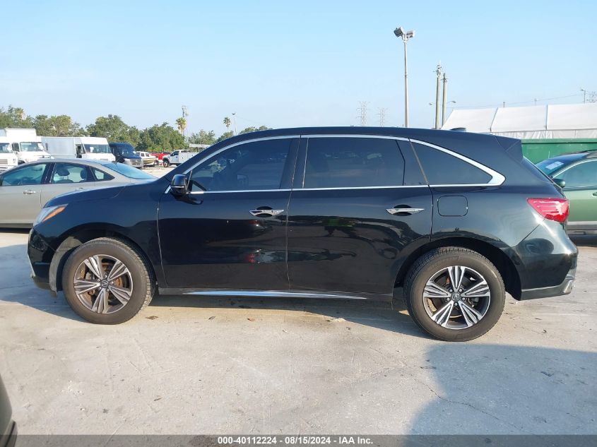 2018 Acura Mdx VIN: 5J8YD4H38JL009835 Lot: 40112224