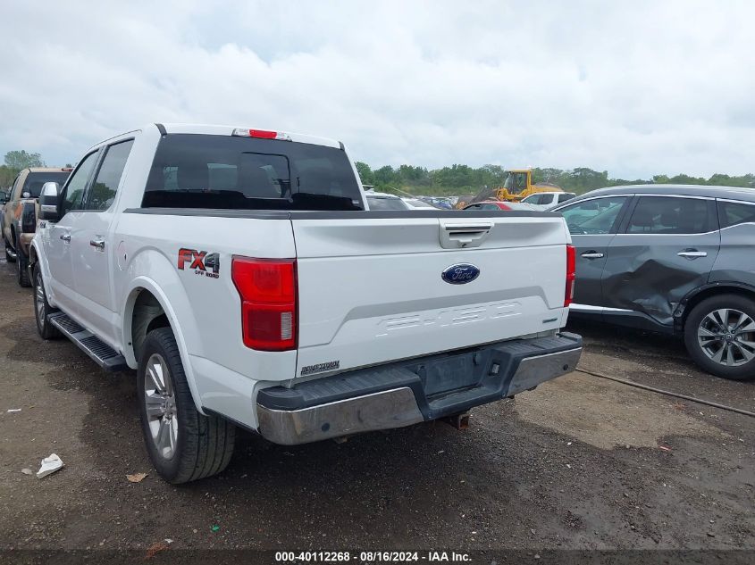 2019 Ford F-150 Lariat VIN: 1FTEW1E48KFA46374 Lot: 40112268