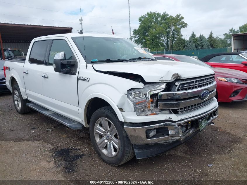 2019 Ford F-150 Lariat VIN: 1FTEW1E48KFA46374 Lot: 40112268