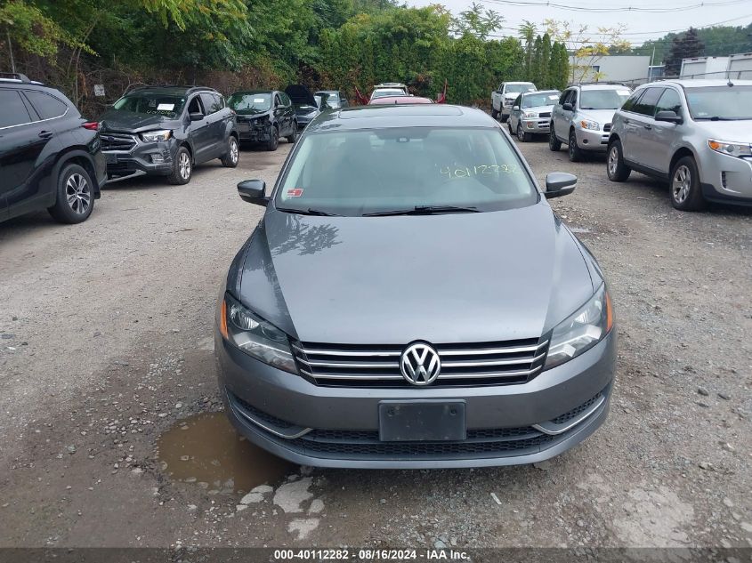 2013 Volkswagen Passat Se VIN: 1VWBP7A38DC093924 Lot: 40112282