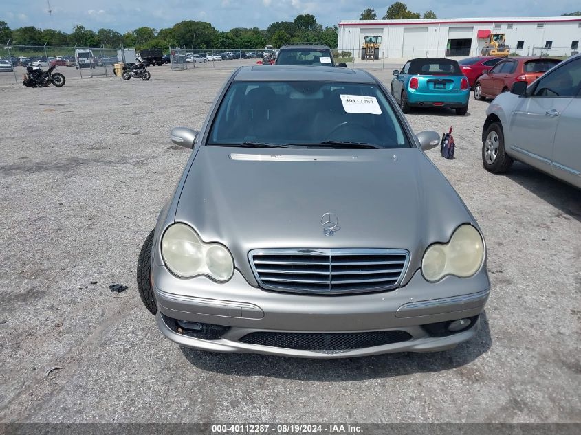 2005 Mercedes-Benz C 230 Kompressor Sport VIN: WDBRF40J85A815472 Lot: 40112287