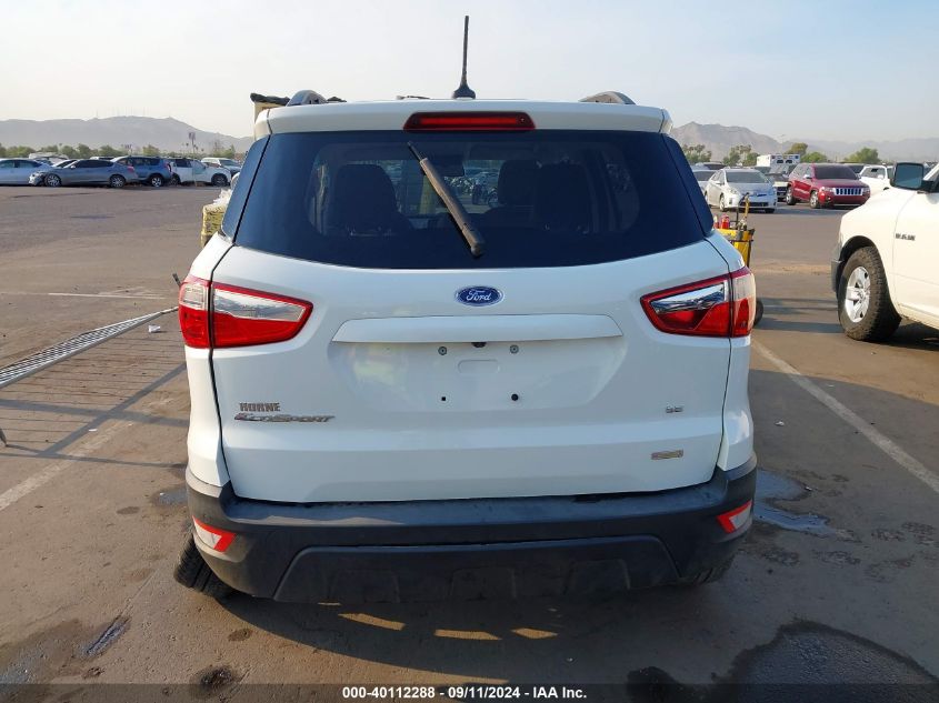 2018 Ford Ecosport Se VIN: MAJ3P1TE4JC207437 Lot: 40112288