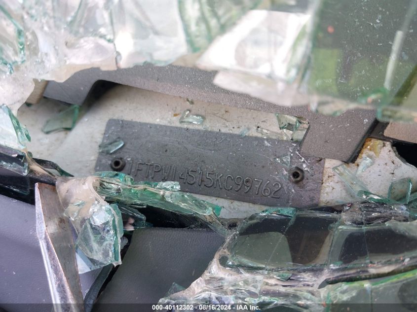 2005 Ford F-150 Fx4/Lariat/Xlt VIN: 1FTPW14515KC99762 Lot: 40112302