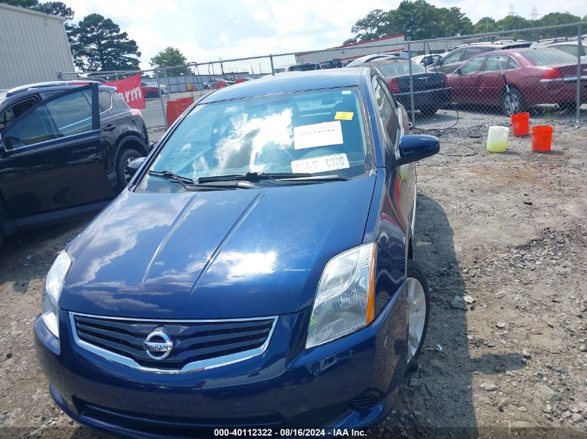 2010 Nissan Sentra 2.0S VIN: 3N1AB6AP5AL692289 Lot: 40112322