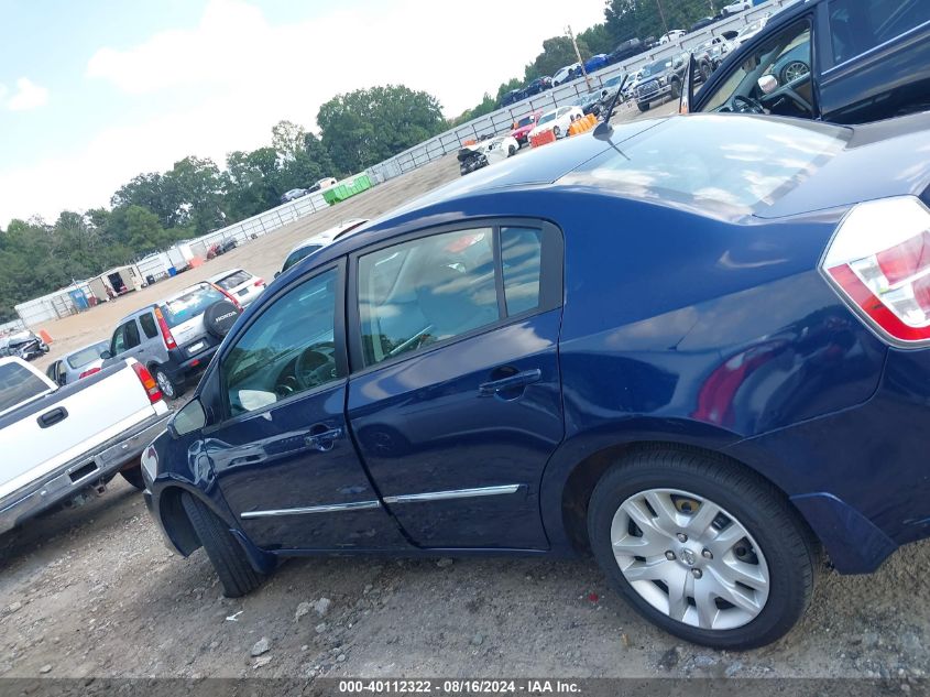 2010 Nissan Sentra 2.0S VIN: 3N1AB6AP5AL692289 Lot: 40112322