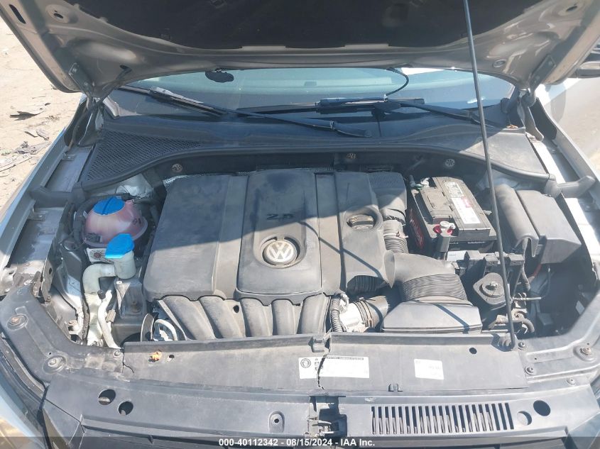 2012 Volkswagen Passat 2.5L S VIN: 1VWAP7A36CC087193 Lot: 40112342