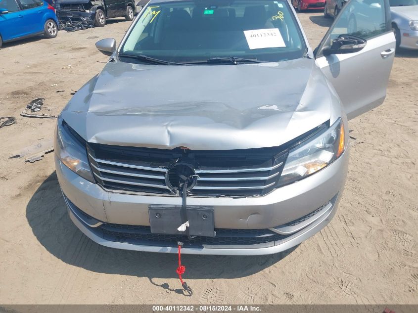 2012 Volkswagen Passat 2.5L S VIN: 1VWAP7A36CC087193 Lot: 40112342