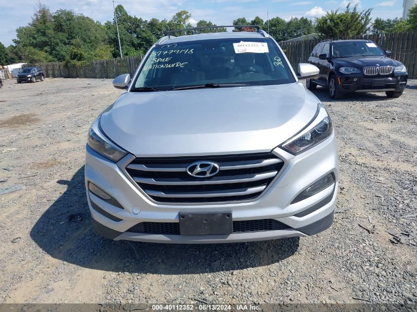 2017 Hyundai Tucson Eco VIN: KM8J3CA21HU343199 Lot: 40112352