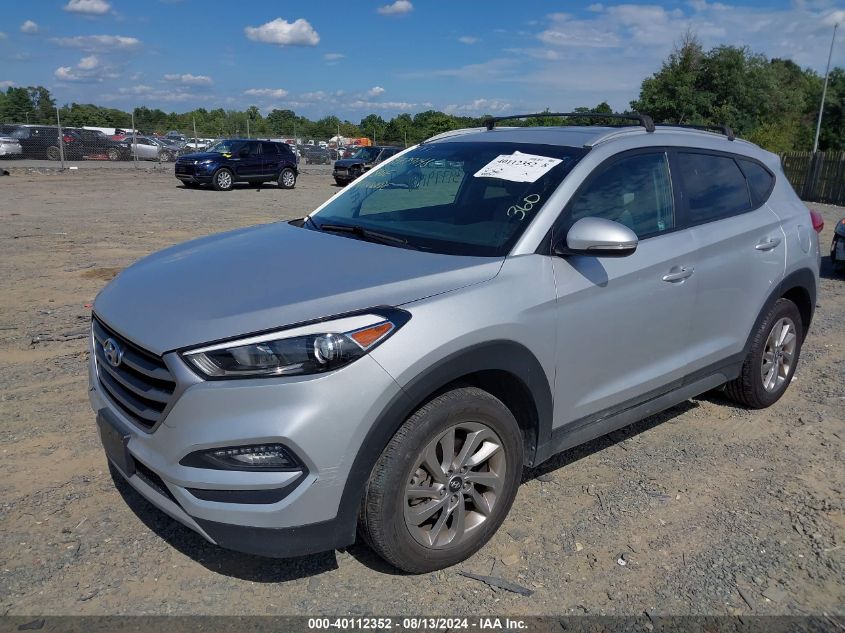 2017 Hyundai Tucson Eco VIN: KM8J3CA21HU343199 Lot: 40112352