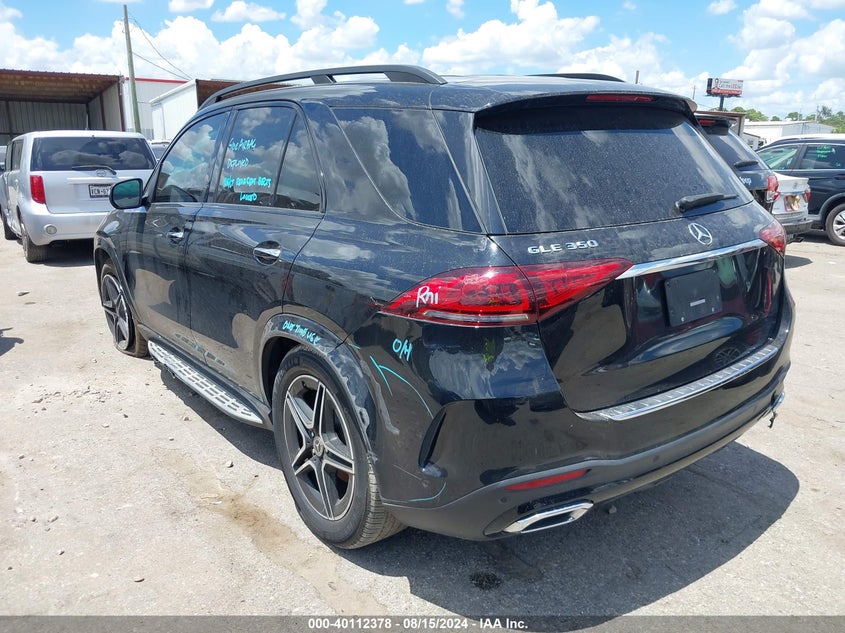 2022 MERCEDES-BENZ GLE 350 VIN: 4JGFB4JB9NA606387